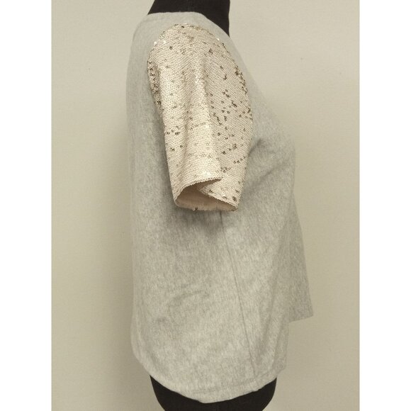 A New Day Women's Gold/Tan Short Sleeve T- Top Size XS - Picture 4 of 6